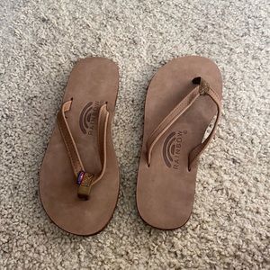 brand new never worn rainbow sandals